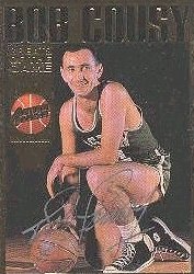 1994 Action Packed Greats of the Game autographed by Bob Cousy